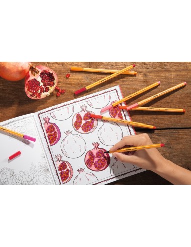  C/10 STABILO POINT 88 VERDE HOJA Nº43 PUNTA DE FIBRA 0,4MM. 